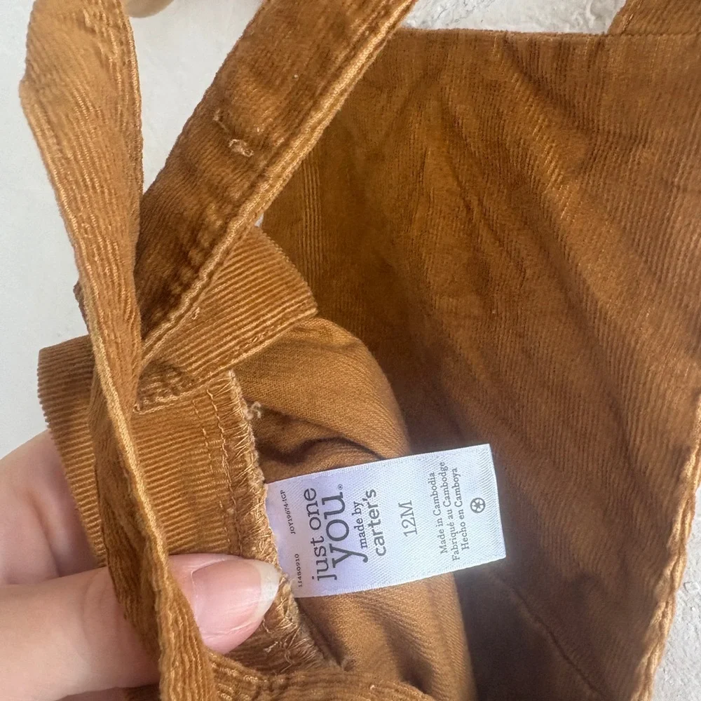 Carter's Brown Corduroy Pinafore Dress